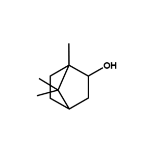 2D Chemical structure of the terpene Borneol