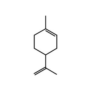 2D Chemical structure of the terpene Limonene