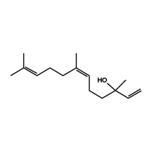2D Chemical structure of the terpene Nerolidol
