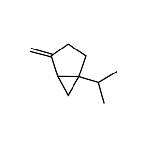 2D Chemical structure of the terpene Sabinene